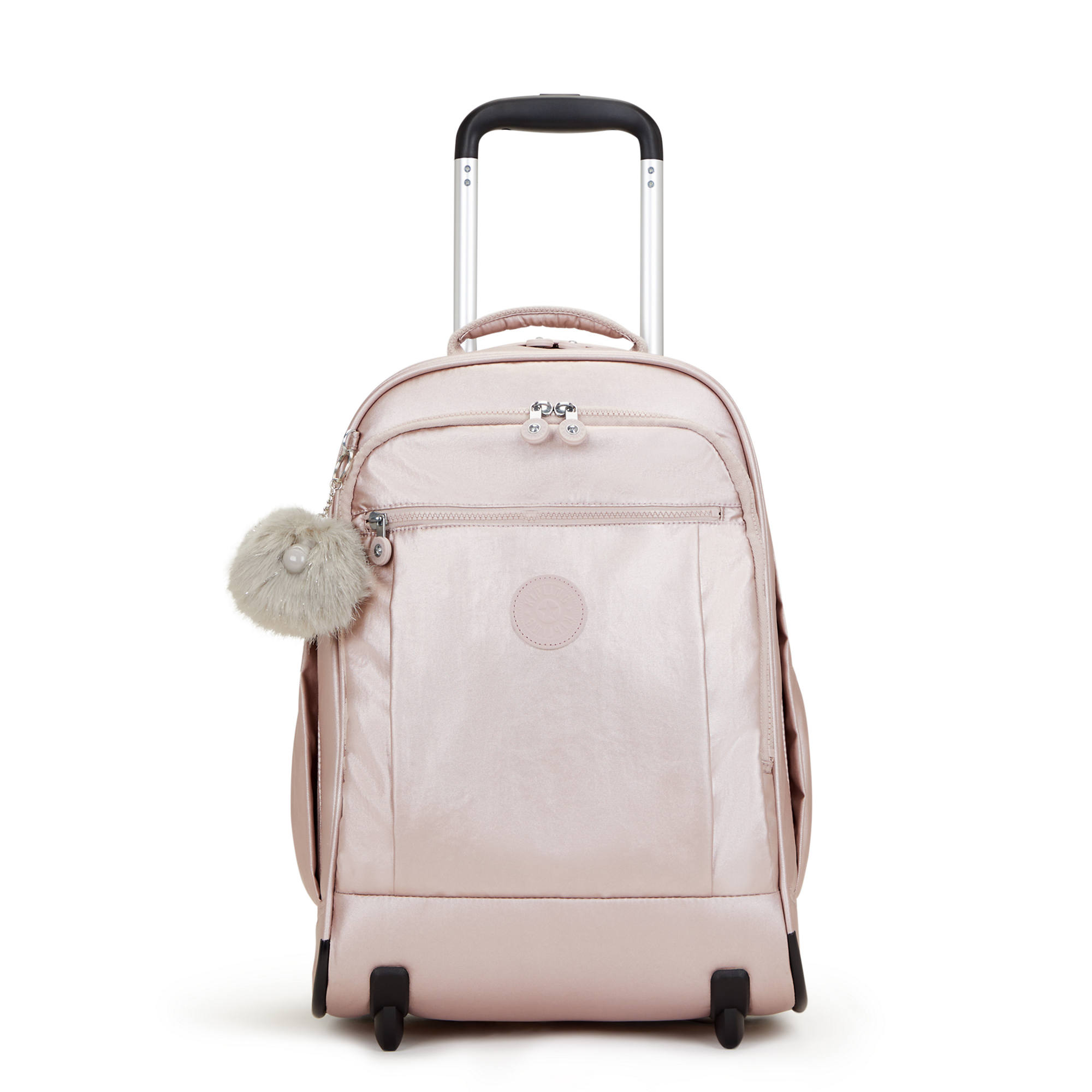 Kipling Gaze Large Metallic Rolling Backpack Metallic Rose