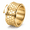 Gold, variant on Honeycomb Spinner Ring for Men, Luminous Titanium Steel Fidget Ring