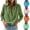 Army Green, variant on Sexlip Womens Collared Blouse Long Sleeve Oversized Design Soft Fabric Relaxed Silhouette for Daily Use Pink XXL