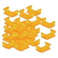thumbnail image 1 of 30 piezas de fijadores de vías, clips de fijación de vías resistentes, accesorios de tren, vías de tren amarillo, 1 of 9