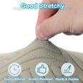 thumbnail image 5 of Uxcell Stool Covers Round Elastic Bar Stool Covers Washable Stool Cushion Slipcover Brown 14"-18", 5 of 7