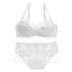 thumbnail image 1 of Ropa interior sexy europea y americana de talla grande para mujer, sujetador de encaje transpirable transparente ultrafino, conjunto de sujetador antiflacidez pequeño con pecho grande, 1 of 6