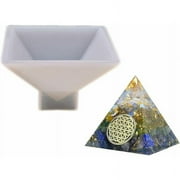 9.5CM Large Pyramid Molds for Resin, Heavy Duty Reusable Silicone Jewelry Mold for Epoxy Resin, DIY Paperweight, Home Office Decoration thsinde