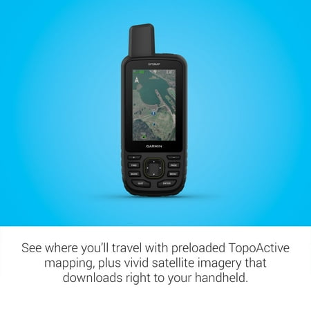 Garmin - GPSMAP 67 3" GPS with Built-In Bluetooth - Black