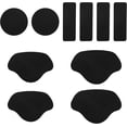 thumbnail image 1 of 10pcs Shoe Heel Repair, Self-Adhesive Shoe Hole Repair Patch for Back of Shoes Heel Fabric Mesh Holes, Leather Heel Cushion Inserts, Irregular Rectangular Round Form Inside Sneaker Patches Kit, 1 of 7