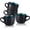 Green, variant on AmorArc 24 oz Soup Mugs with Handles, Jumbo Ceramic Bowls Mugs Set with handles for Coffee Cereal Cappuccino Snacks, Microwave&Dishwasher safe Soup Cups for Meal-Multicolor