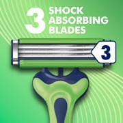 (4 pack) Gillette Sensor3 Sensitive, Men's Disposable Shaving Razors, 1 Count