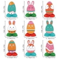 thumbnail image 3 of CY5O5ee Happy Easter Honeycomb Centerpieces for Table Decorations 9PCS Rabbit Easter Egg Table Signs for Spring Easter Birthday Anniversary Party Supplies, 3 of 6