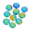 thumbnail image 1 of Miangastore 10Pcs Color Changing Gemstones Glass Dome Gems DIY Jewelry Making Accessories, 1 of 9