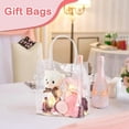 thumbnail image 3 of 50 Bolsas de Regalo Transparentes con Asas, Plástico, Mano Reutilizables, Dulces para Bodas, 3 of 8