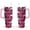 Pink-33, variant on Personalized Dog Lover Gift Idea - 40oz Insulated Tumbler with Straw for Women - Non-Slip Handle Coffee Travel Cup