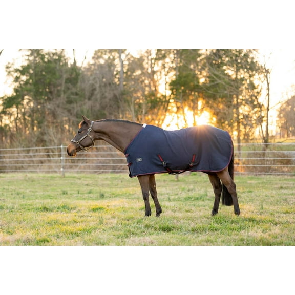 Tuffrider Waffle Weave Cooler Standard Neck-Navy-69