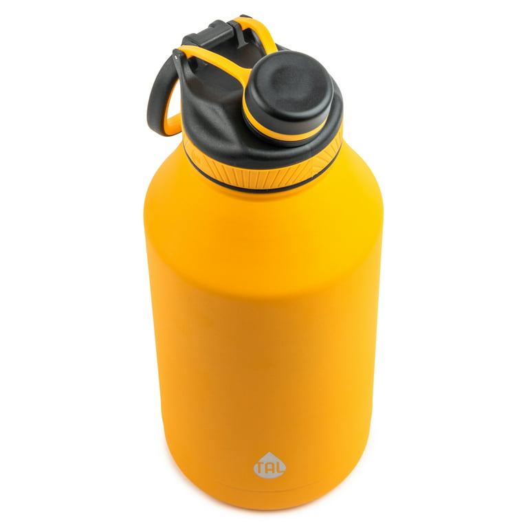 TAL Ranger Pro Lid Slate Yellow Water Bottle 64 oz Stainless Steel