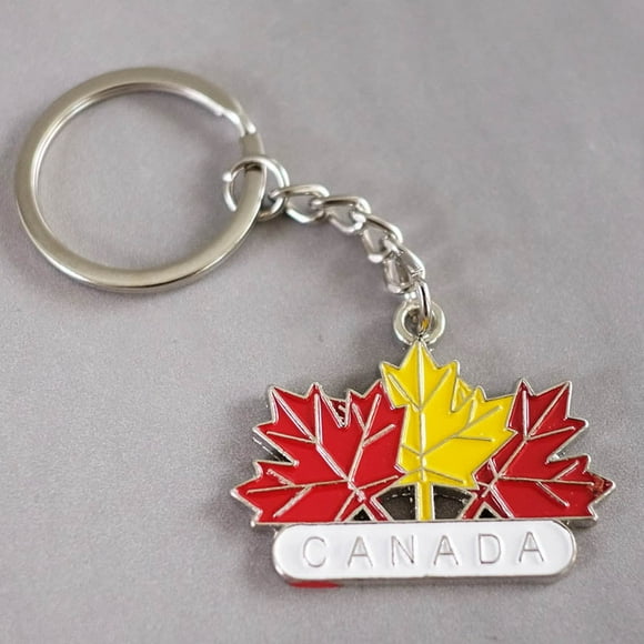01-0123 - CANADA SOUVENIR 3LEAF KEYCHAIN
