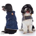thumbnail image 4 of Chaqueta cálida de vellón para perros con orificio para correa, atuendo para perros para clima frío en invierno, abrigos para perros, chaleco de nieve para perros pequeños y medianos, 4 of 5