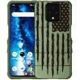 thumbnail image 2 of Nakedcellphone Flex Series for Sonim XP Pro 5G Phone Case (2024, X800) Compatible with MagSafe - Army Green Rugged USA Flag, 2 of 8