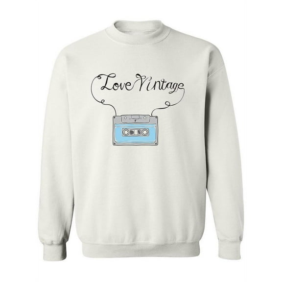 The Vintage Love Sweatshirt Women -Image by Shutterstock, Female 4X-Large