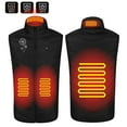thumbnail image 2 of Lolmot Unisex USB Charging Electric Heated Vest 4 Heating Zones Dandelion Printed Winter Warm Outdoor Heated Vest with 3 Heating Levels, 2 of 5