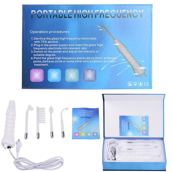 High Frequency Machine, Portable Handheld High Frequency Facial Wand for Facial Care Machine