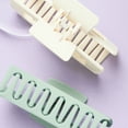 thumbnail image 5 of Gimme Beauty Claw Clip, Thick Rectangle, Green/Sand, 2 Count, 5 of 10