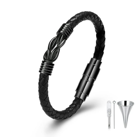 Cremation Jewelry Urn Bracelet for Ashes Genuine Cremation Bracelet Keepsake Urn Bangle for Ashes for Men for Women