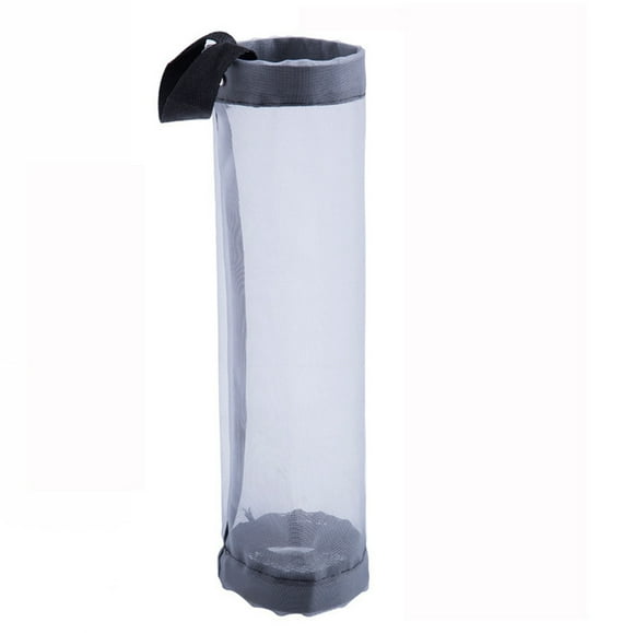yulier Kitchen Plastic Bag Holder, Grocery Bag Holder Mesh Hanging Storage Bag Dispenser, Foldable Mesh Grocery Bag Organizer, Trash Bag Garbage Bag Storage