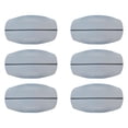 thumbnail image 3 of 6 almohadillas de silicona transpirables para tirantes de sujetador, suaves y cómodas, lavables. General Blanco, 3 of 9