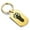 Gold, variant on Stainless Steel Rabbit’s Foot Good Luck Charm Dog Tag Keychain Circle Ring