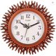 thumbnail image 3 of Plastic Wooden Look Designer Wall Clock Small, 3 of 3