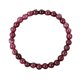 thumbnail image 2 of Pulsera para hombre y mujer con cuentas de granate natural, ajustable y elástica, para uso diario, 2 of 6