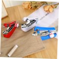 thumbnail image 4 of Hytrove 3Pack Compact Handheld Sewing Machines White Blue Red Metal Plastic, 4 of 8