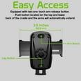 thumbnail image 4 of Car Mount for Samsung Galaxy Z Flip7/Z Flip7 FE - Dash Holder Cradle Rotating Dock Strong Grip, 4 of 7