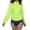 Green, variant on ZVNAΖH Women Pullover Sweaters for Fall and Winter Solid Color Pullover Sweaters Cable Knit Sweater Half High Collar Sweater On Clearance