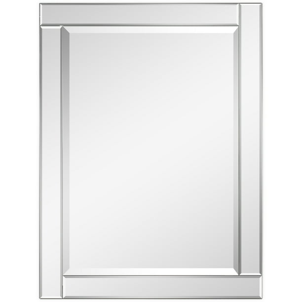 Empire Art Direct Moderno Beveled Rectangle Wall Mirror, 30" x 40