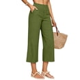 thumbnail image 6 of High Waisted Capri Pants for Women Tummy Control Workout Yoga Lounge Casual Office, 6 of 6