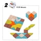 thumbnail image 3 of Gwong Juguete Bloques de construcción de madera Domino Tangram Puzzles Pesca Juego Educación Juguete para niños Gwong 30004413, 3 of 6