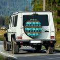 thumbnail image 2 of Yuyamidu Aztec Western Geometric Spare Wheel Tire Cover Blue Tire Protectors Portable Wheel Cover Protector Keeps Dirt, Rain, and Sun Away from Your Spare Tire, 2 of 5