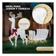 thumbnail image 3 of Decoración Navideña Iluminada Esquimal, Adorno Navidad con Luz Led para Exterior e Interior (Reno y Trineo), 3 of 7