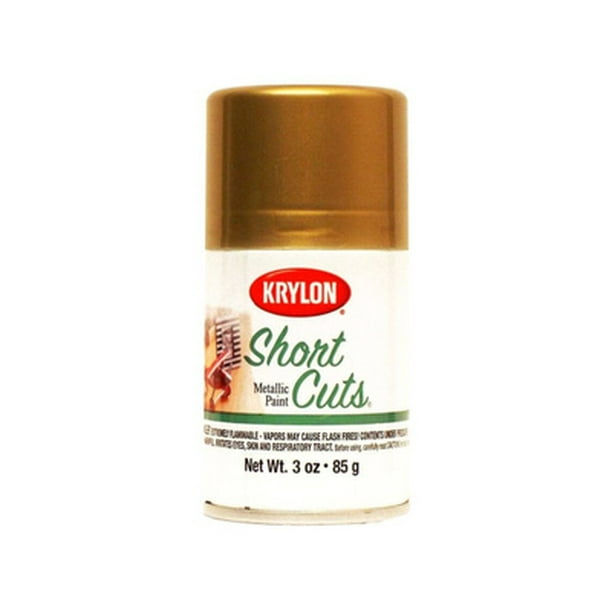 1pk Krylon SCS029 Short Cuts Gold Leaf Spray Paint 3 Ounce (Case of 6
