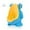 Blue, variant on Bathroom Products You Will Kid-Friendly Urinal featuring Cartoon Design for Wall Hung Installations in Baby and Toddler Bathrooms
