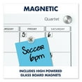 Quartet Mfg. Infinity Glass Calendar Board, 36 X 24