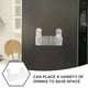thumbnail image 2 of Estante de almacenamiento versátil con ventosa, acrílico, para refrigerios, puerta de refrigerador, 5 compartimentos, organizador transparente, 2 of 6