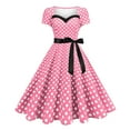 thumbnail image 1 of Vestidos de Fiesta de Cóctel para las Mujeres sin Mangas Cuello en V Vintage Impreso Vestido Elástico, Fiesta de Moda Y Vestido Casual, 1 of 9