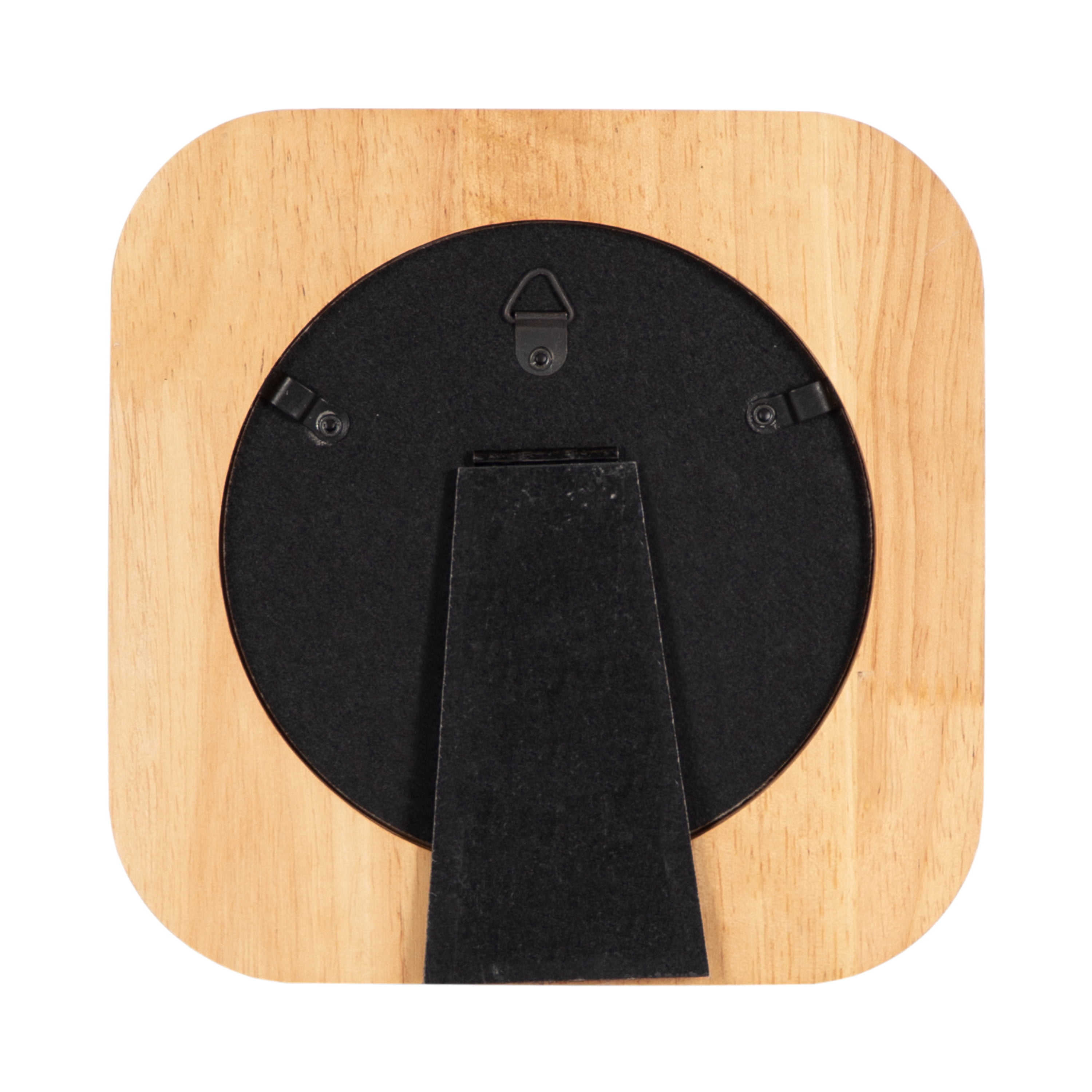 DesignOvation – 5x5 Picture Frame – Rounded Hazelnut Tabletop Photo Frame