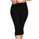 thumbnail image 5 of UKAP Mallas de mujer, pantalones de Yoga de cintura alta, pantalones de Color sólido, Jeggings elásticos de entrenamiento, pantalones Capris de cintura elástica, 5 of 6