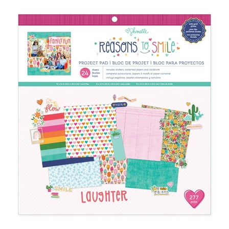 Shimelle Reasons To Smile 12x12" Project Pad-24 Sheets