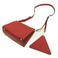 thumbnail image 2 of Pre-Owned Maison Margiela S56WG0069 Women's Leather Shoulder Bag Dark Red (Good), 2 of 15