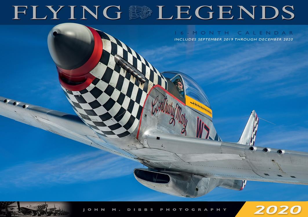 Flying Legends 2020 16 Month Calendar September 2019 Through December