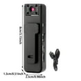 thumbnail image 3 of Body Cam, Mini Body Camera Video Recording with Screen, HD 1080P Small Cameras with 180° Rotating Lens Night Vision Motion Detection for Vlogging, Law Enforcement, 3 of 9
