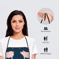 thumbnail image 6 of Fuzoiu Pig 1 Print Waterproof Apron, Kitchen Apron for Women Men Chef, Apron for Christmas Dinner Party Cooking Baking Crafting House Cleaning Kitchen, 6 of 7